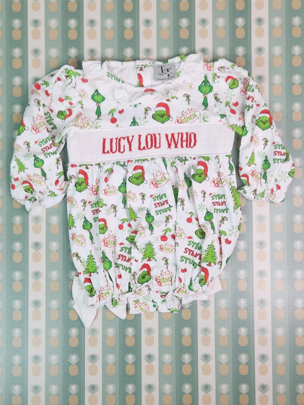 Tiny Threads Smocking Lucy Christmas Bundle - Picture 2 of 8